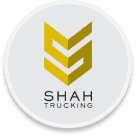 Circular SHAH Trucking logo, a Netradyne customer