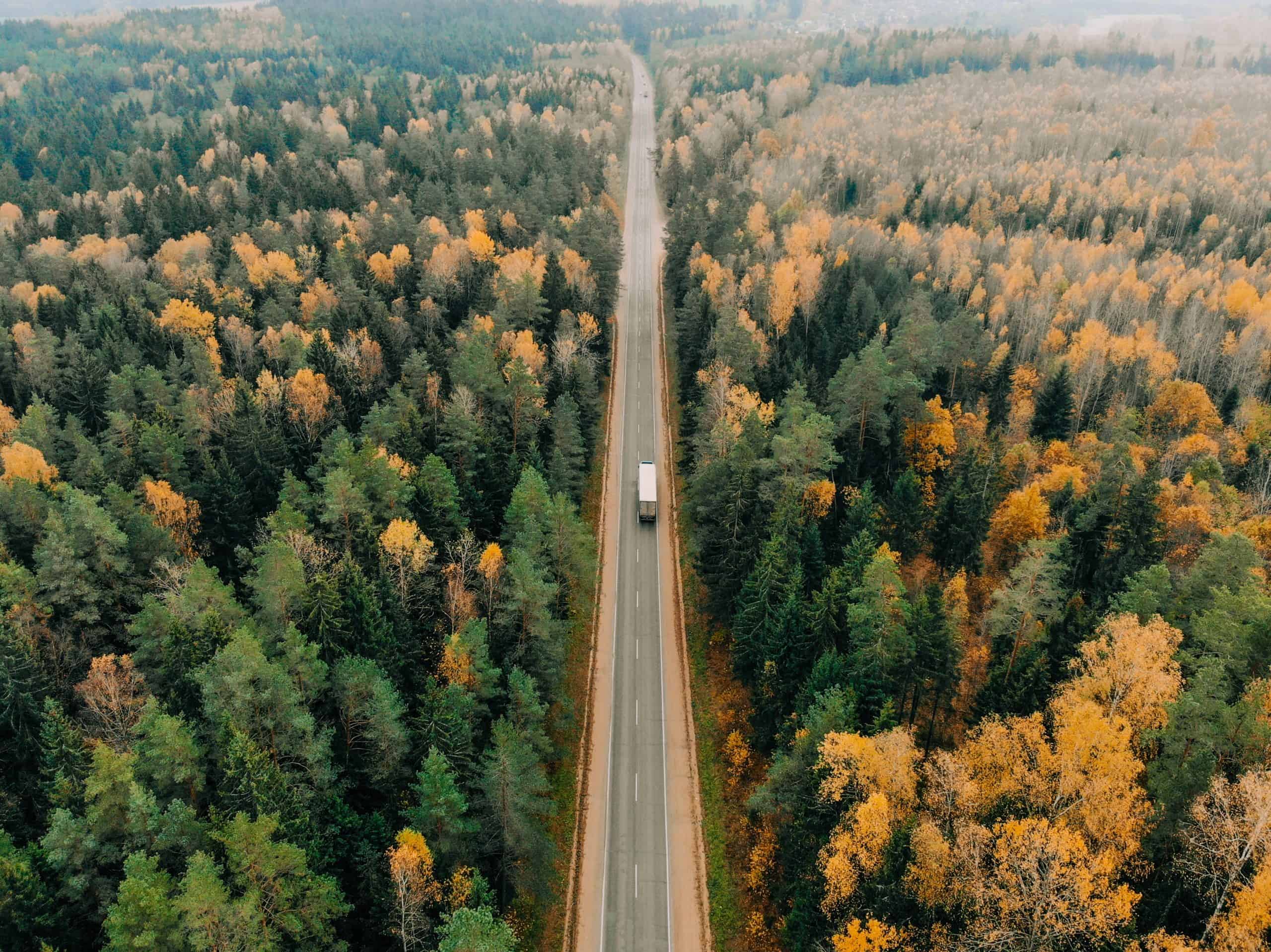 truck long highway
