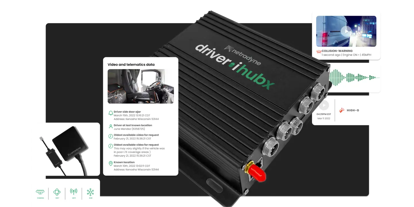 Driver•i Hub-X a leading 360-degree vehicle system for fleets